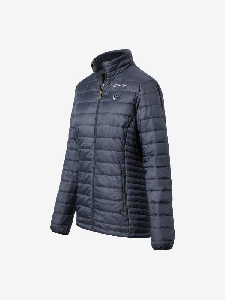 Women's 13W Heated Puffer Jacket  - Black - FINAL SALE