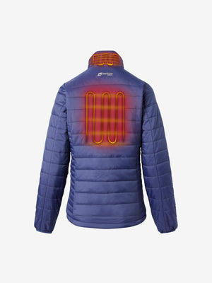 Women's 13W Heated Puffer Jacket  - Navy - FINAL SALE