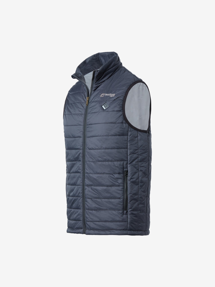 Men's Heated Puffer Vest  - Black - FINAL SALE