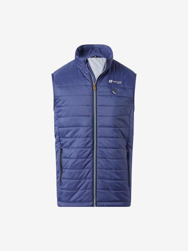 Men's 13W Heated Puffer Vest  - Navy - FINAL SALE