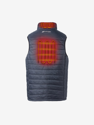 Men's Heated Puffer Vest  - Black - FINAL SALE