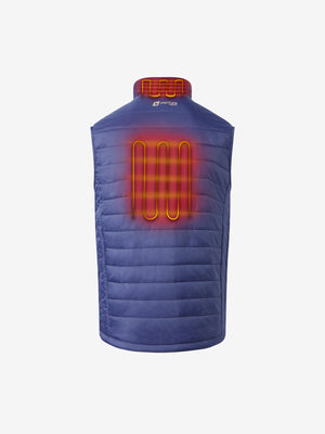 Men's 13W Heated Puffer Vest  - Navy - FINAL SALE