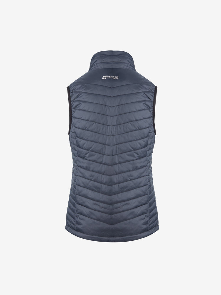 Women's 13W Heated Puffer Vest  - Black - FINAL SALE