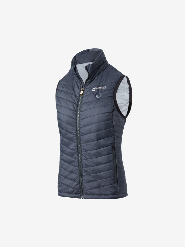 Women's heat keep online down puffer vest