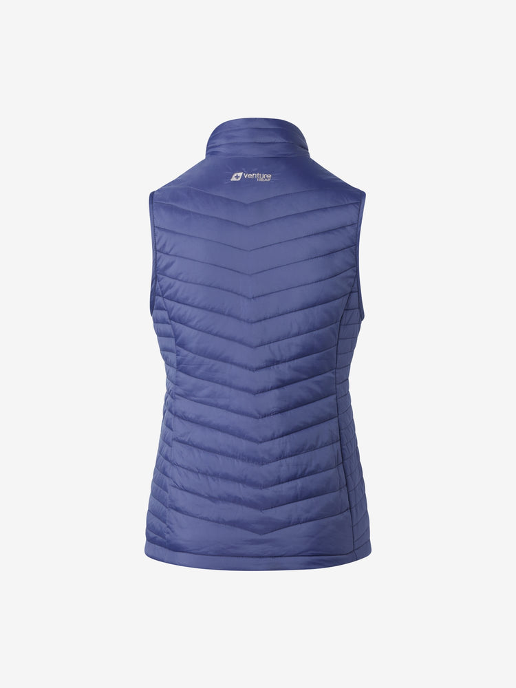 Women's 13W Heated Puffer Vest  - Navy - FINAL SALE