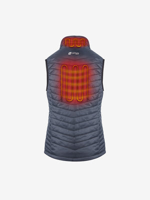 Women's 13W Heated Puffer Vest  - Black - FINAL SALE