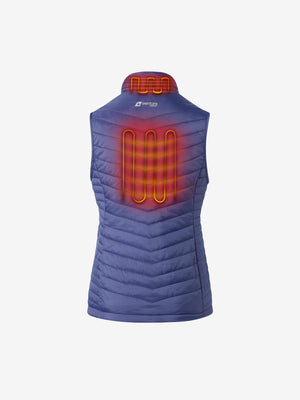 Women's 13W Heated Puffer Vest  - Navy - FINAL SALE