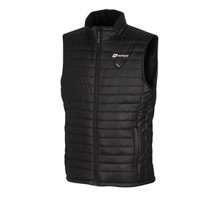 Men's Tri-Zone Insulated Heated Puffer Vest  - Roam 2.0  - Black  - FINAL SALE