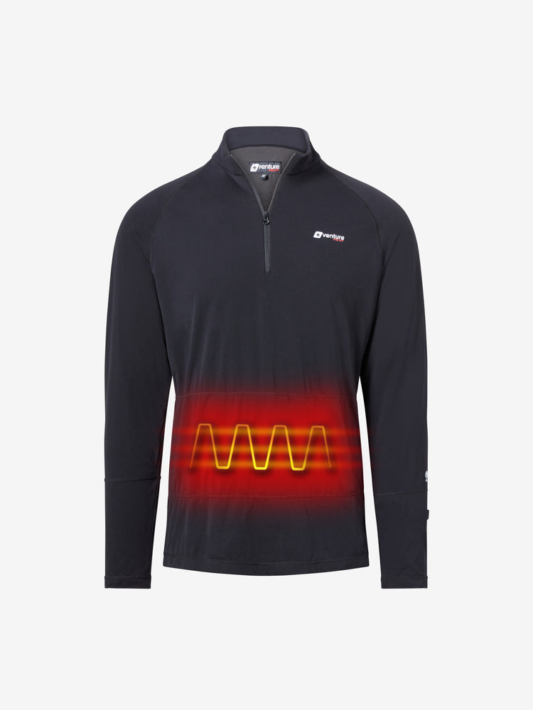 Men's 9W Heated Midlayer Shirt  - Black - FINAL SALE