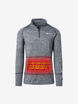 Men's 9W Heated Midlayer Shirt  - Charcoal - FINAL SALE