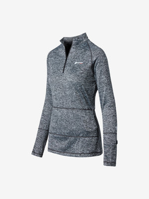 Women's 9W Heated Midlayer Shirt  - Charcoal - FINAL SALE