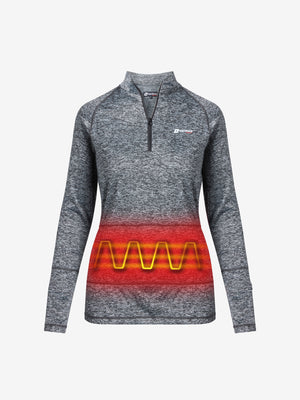 Women's 9W Heated Midlayer Shirt  - Charcoal - FINAL SALE