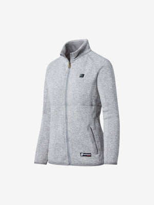 Women's 11W Heated Sweater Knit Fleece Jacket
