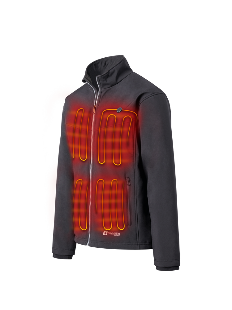 Men's Heated Softshell Jacket with HeatSync (2021 Version)  - FINAL SALE
