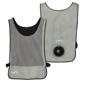 1 Speed Wearable Fan Cooling Vest  - Gray