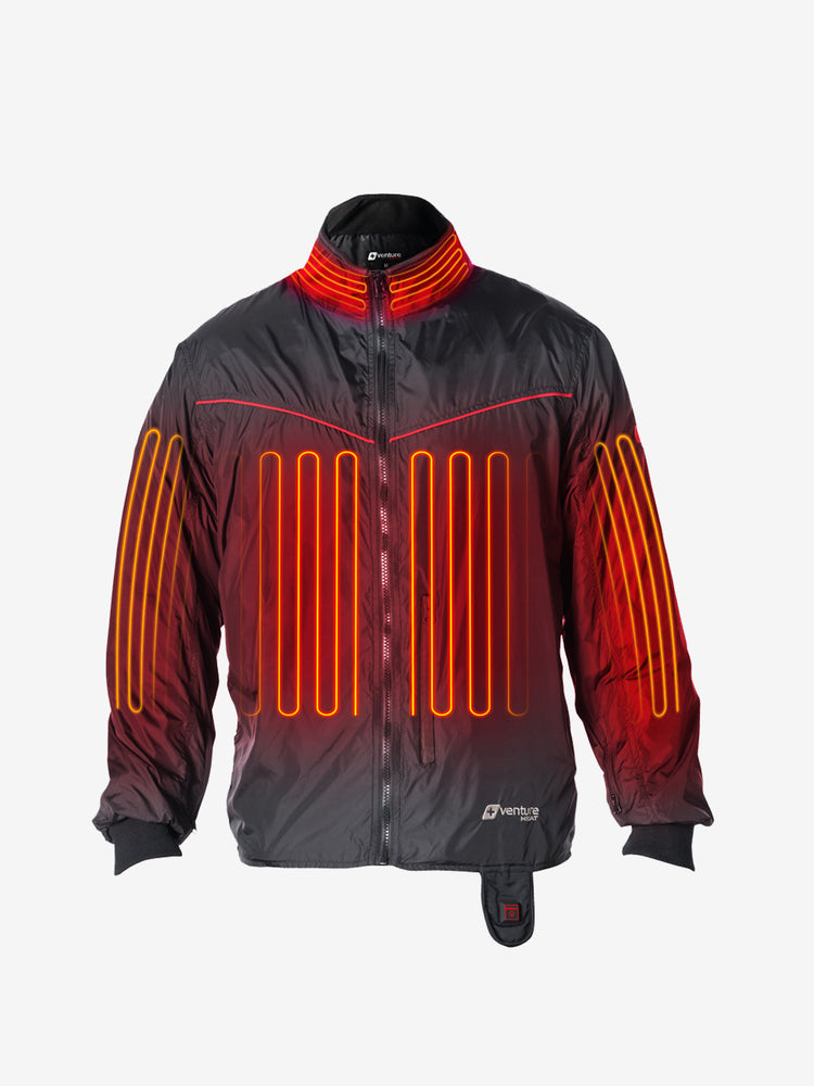 Venture Heat 12V Motorcycle Heated Jacket Liner, 7 Heating Zones, Lite - 42 Watt, Protective Riding Gear, GT1650 (XXS)