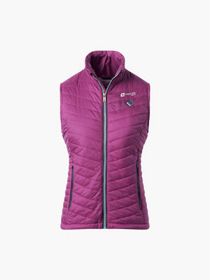 Women's 13W Heated Puffer Vest  - Plum - FINAL SALE