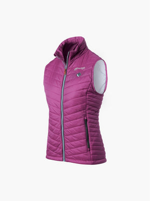 Women's 13W Heated Puffer Vest  - Plum - FINAL SALE