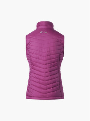Women's 13W Heated Puffer Vest  - Plum - FINAL SALE