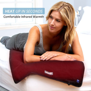 24" x 36" Half Body 10 Hour Stay-On Infrared Heating Pad (Dual Voltage)