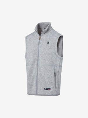 Men's 11W Heated Sweater Knit Fleece Vest