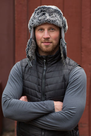 Men's Tri-Zone Insulated Heated Puffer Vest  - Roam 2.0  - Black  - FINAL SALE